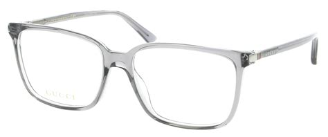 gucci grey transparent glasses|clear Gucci eyeglass frames.